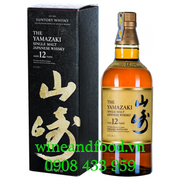 Rượu Whisky Nhật Bản Yamazaki Single Malt 12 năm 70cl