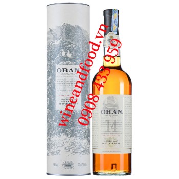 Rượu Whisky Oban 14 năm Single Malt 70cl