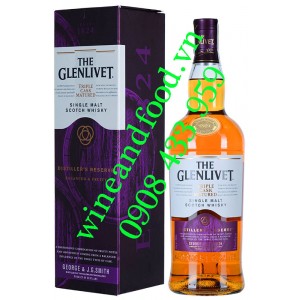 Rượu Whisky The Glenlivet Distiller's Resverve 1 Lít