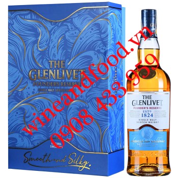 Rượu Whisky The Glenlivet Founder's Reserve single malt hộp quà