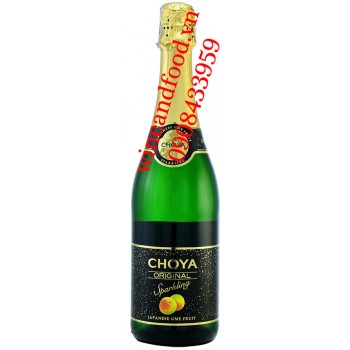 Rượu Mơ Choya Original Sparkling 75cl