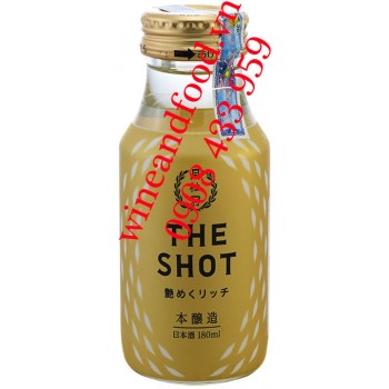 Rượu Sake Gekkeikan The Shot Rich Honjozo 180ml