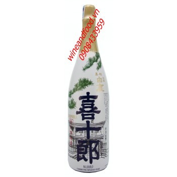 Rượu Sake Hakushika Tokusen Kijuro Hon Jozo 1l8