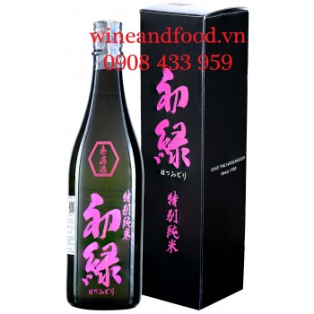 Rượu Sake Hatsumidori Tokubaetsu Junmai Hiire 720ml