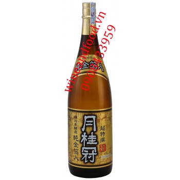 Rượu Sake vảy vàng Tokubetsu Honjozo Junk Inpaku 1l8