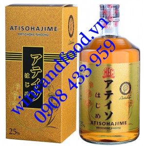 Rượu Shochu Artichoke Atisohajime HFC 750ml