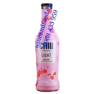 Cocktail Chill Light Vodka Vải Hoa Hồng chai 275ml