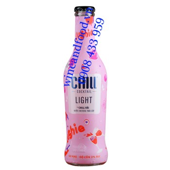 Cocktail Chill Light Vodka Vải Hoa Hồng chai 275ml