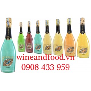 Rượu vang nổ Dragon Fire Blueberry 750ml