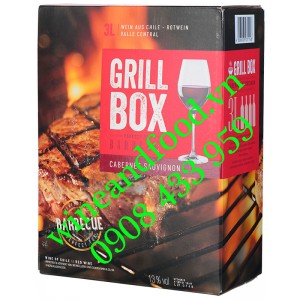 Rượu vang Grill Box Cabernet Sauvignon Bịch 3l