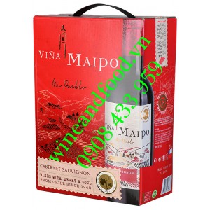 Rượu vang Vina Maipo Cabernet Sauvignon bịch 3 Lít
