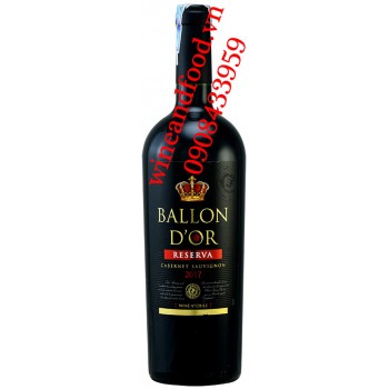 Rượu vang Ballon D'OR Reserva Cabernet Sauvignon 750ml