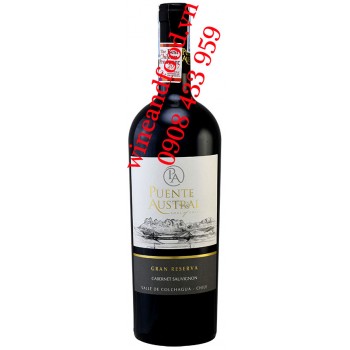 Rượu vang Puente Austral Cabernet Sauvignon Reserva 750ml