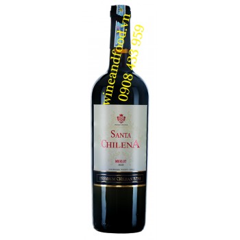 Rượu vang Santa ChilenA Merlot 750ml