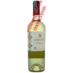 Rượu vang Chaku Sauvignon Blanc trắng 750ml