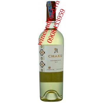 Rượu vang Chaku Sauvignon Blanc trắng 750ml