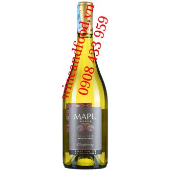 Rượu vang Mapu Chardonnay Reserva 750ml