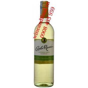 Rượu vang trắng Carlo Rossi California White 750ml