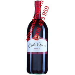 Rượu vang Carlo Rossi Merlot chai 1L5