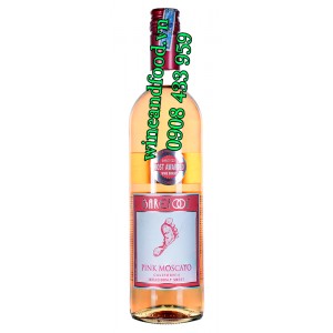 Rượu vang hồng Barefoot Pink Moscato 750ml