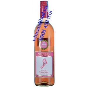 Rượu vang hồng Barefoot White Zinfandel 750ml