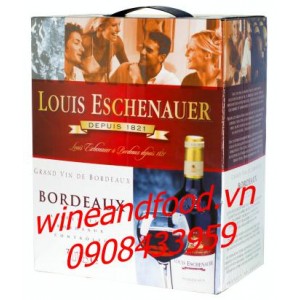 Rượu vang bình Bordeaux Louis Eschenauer 3l