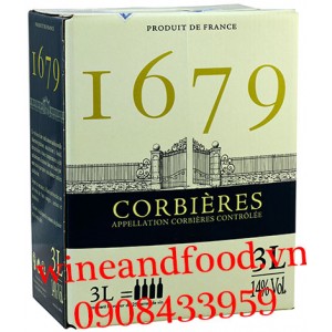 Rượu vang I679 Corbieres bịch 3l