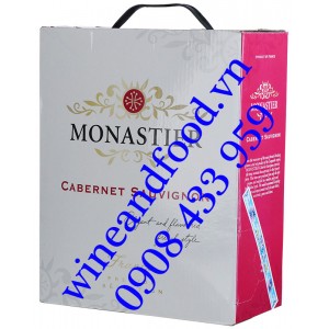 Rượu vang Monastier Cabernet Sauvignon bịch 3 Lít