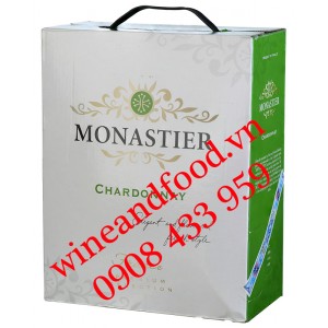 Rượu vang Monastier Chardonnay hộp 3 Lít