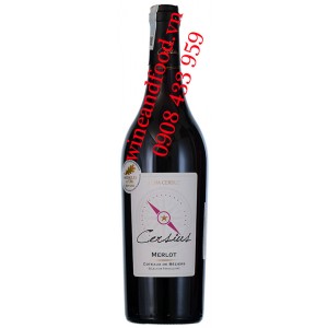 Rượu vang Alma Cersius Beziers Merlot 750ml