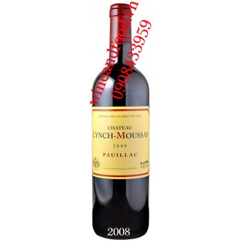 Rượu vang chateau Lynch Moussas 2008