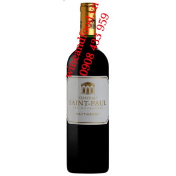 Rượu vang chateau Saint Paul Haut Medoc Cru Bourgeois 2014