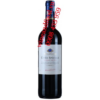 Rượu vang đỏ Cuvée Spéciale Barton & Guestier 750ml