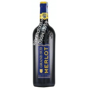 Rượu vang đỏ Grand Sud Merlot 750ml