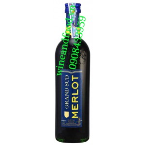 Rươu vang Grand Sud Merlot 25cl