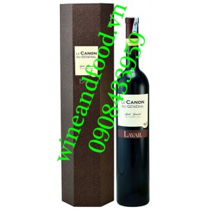 Rượu vang Le Canon Du General Syrah Grenache 1500ml