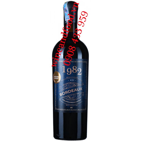 Rượu vang Pháp 1982 AOC cao cấp 750ml