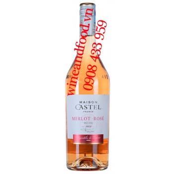 Rượu vang hồng Maison Castel Merlot Rosé Pays D'OC 750ml