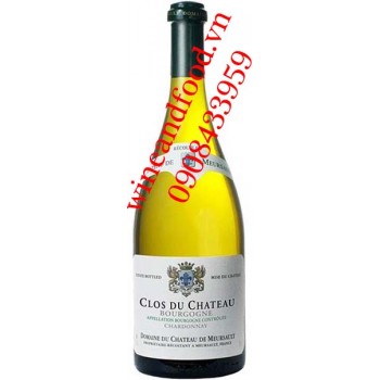 Rượu vang Bourgogne Chardonnay chateau de Meursault trắng