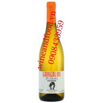 Rượu vang Gargalou Gros Manseng Cotes de Gascogne trắng 750ml