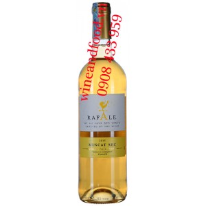 Rượu vang ngọt Rafale Muscat Sec Côtes Catalanes 750ml