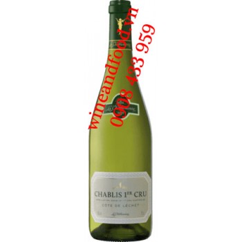 Rượu vang trắng Chablis 1ER Cru Cote De Léche 750ml