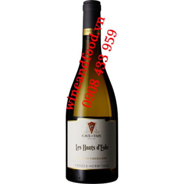 Rượu vang trắng Crozes Hermitage Les Hauts D'eole 750ml