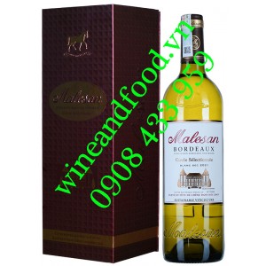 Rượu vang trắng Malesan Bordeaux Cuvée Sélectionnée 750ml