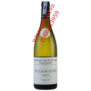 Rượu vang trắng William Fevre Chablis Cru Vaillons 2013