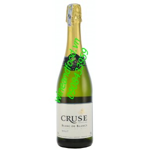 Rượu vang nổ Cruse Blanc de Blancs 750ml