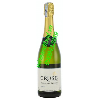 Rượu vang nổ Cruse Blanc de Blancs 750ml