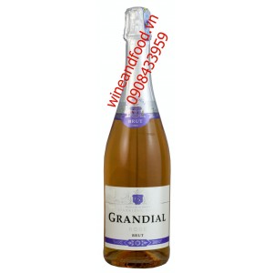 Rượu vang nổ Grandial Rose Brut 750ml