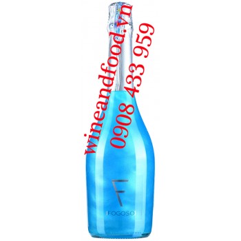 Rượu vang nổ Fogoso Azul xanh Blue 750ml