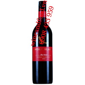 Rượu vang Wolf Blass Shiraz Cabernet red label 750ml